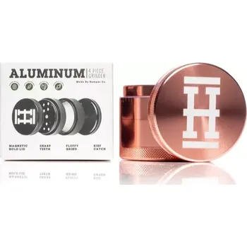 Tato čtyřdílná drtička značky Hemper je lehká, odolná a účinná!