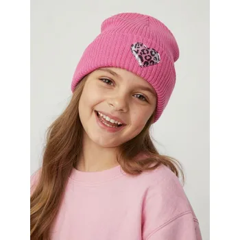 Čepice Sinsay - Čepice beanie - růžová - 086FU-30X - 086FU-30X-M