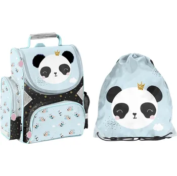Školní batoh Paso Školní set aktovka + vak na záda Panda