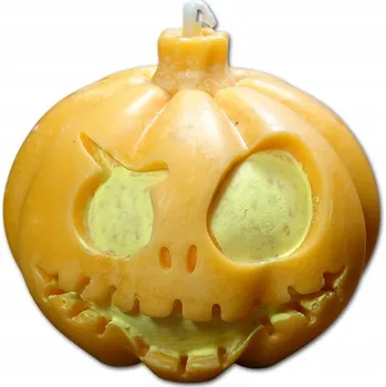 Svíčka Ručně vyráběná vonná sójová svíčka Halloween dýně