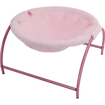 Křeslo TopTechnology Houpací křeslo pro domácí zvířata Pet Four Seasons s odnímatelným polstrováním, růžové