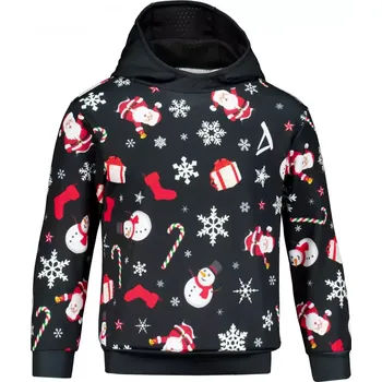 Chlapecká mikina Dětská funkční mikina premium ALTISPORT VOJ/ALKVN1MI01 ČERNÁ 158