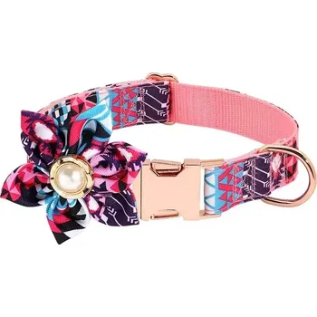 Obojek pro psa TopTechnology Nastavitelný obojek pro psa s kovovou sponou a možností gravírování, vel. S 1.5x40cm (fialový)