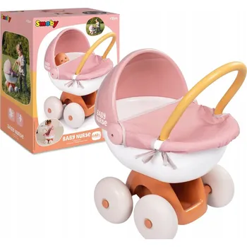 Kočárek pro panenku Smoby Baby Nurse Hluboký kočárek pro panenky vícebarevná
