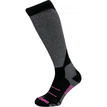 Pánské ponožky Lyžařské ponožky Blizzard Wool Sport Junior black/pink black/pink 30-32
