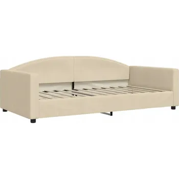 Pohovka Rozkládací pohovka 2v1 krémová 223x110x75 cm