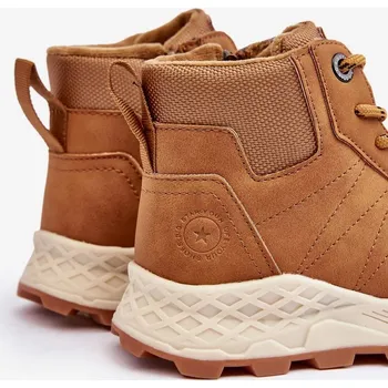 Dívčí sněhule Dětské zateplené turistické trekové boty Camel Big Star Velikost: 33