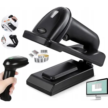 Kancelářská technika Bezdrátová čtečka skener 2D (QR) kódů USB pro telefony se stojánkem