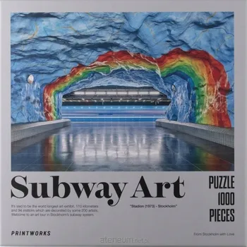 Puzzle Puzzle 1000 dílků Subway Art Rainbow (Duhová)