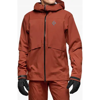 Lyžařská bunda Black Diamond Factor Shell - iron red S