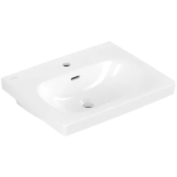 Umyvadlo Villeroy & Boch Skyla - Nábytkové umyvadlo 550x445 mm, s přepadem, alpská bílá 5A515501