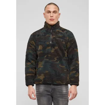 Pánské oblečení Pánský svetr Urban Classics Camo Brandit černá 1753118