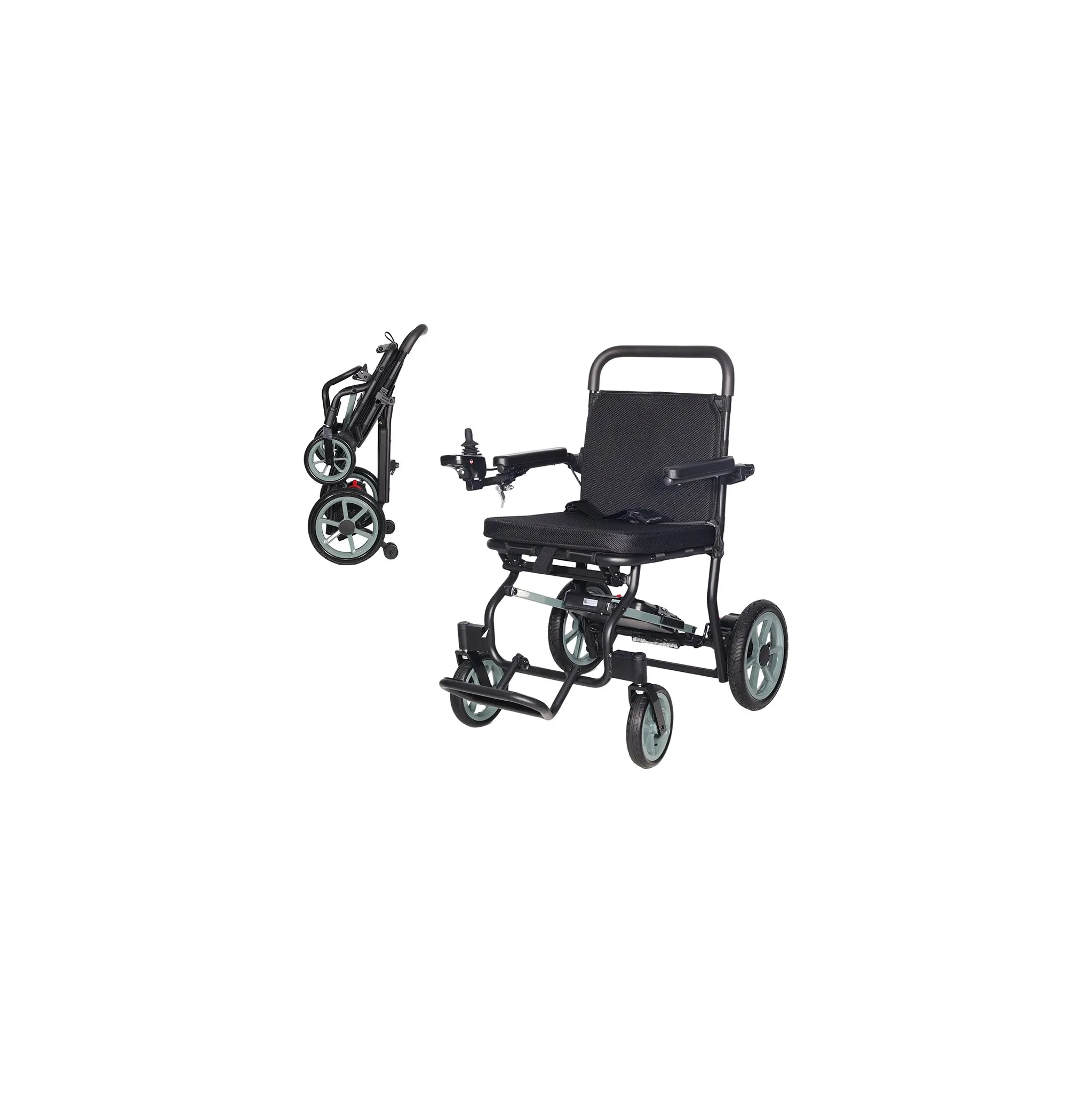 Fotografie 1 - Invalidní vozík inSPORTline Zauney černý 42 cm