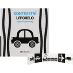 Knížka Kontrastní leporelo Dopravní prostředky 15,5x15cm 0m+