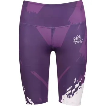 Dámské legíny nad kolena premium ALTISPORT VOJ/ALW081LEG02 TMAVĚ FIALOVÁ L
