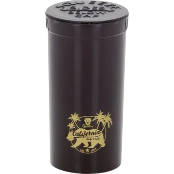 Dóza na potraviny Černá plastová uzavíratelná dóza Pop Top Qnubu California o objemu 80 ml je vyrobena ze zdravotně nezávadného plastu potravinářské kvality. Výhodou je také praktické "pop up" víčko - zmáčkni a vyskočí.