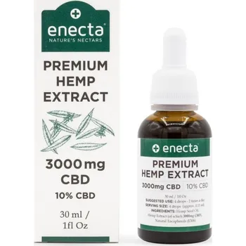 CBD CBD olej Enecta je extrahován z konopných odrůd s vysokým obsahem CBD a nízkým obsahem THC. Z konopí pěstovaného organicky v Itálii, bez použití pesticidů a herbicidů, aby všechny produkty splňovaly nároky na nejvyšší kvalitu.