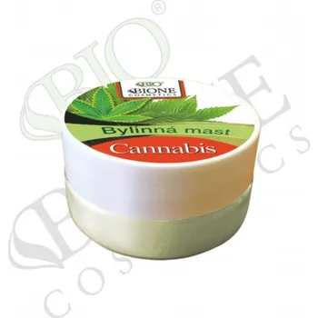 Tělový krém Bione Bylinná mast CANNABIS k ochraně a zvláčnění rukou, ztvrdlé pokožky kolen, loktů, pat, na rty, opruzeniny aj.