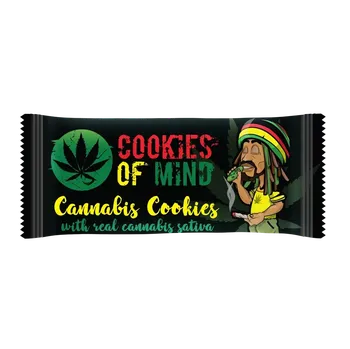 Konopné sušenky s Cannabis Sativa L., proteinem a semínky od společnosti Euphoria.