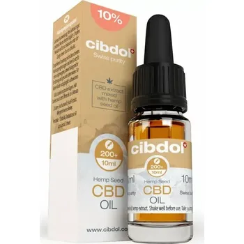 CBD 10% CBD olej z konopných semen od Cibdol je středně silný a poskytuje autentický konopný zážitek. Různorodá směs konopných semen lisovaných za studena a full-spectrum CBD obsahuje aminokyseliny, antioxidanty a omega mastné kyseliny 3 a 6.