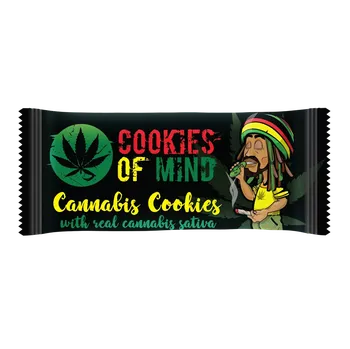 Ovesné sušenky s konopím a se zeleným barvivem, 35g