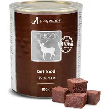 Krmivo pro psa Petgourmet PetGourmet masová konzerva pro psy a kočky - zvěřina 800 g 800 g