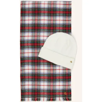 Šála Lauren Ralph Lauren Dámská Sada: Čepice A Šála S Dárkovou...