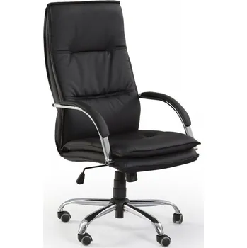 Kancelářské křeslo STANLEY — ekokůže, černá