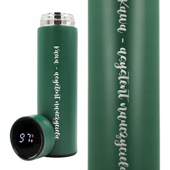 Termoska Termoska Smart LED Černá Termo Dárek Den Učitelů Káva Asistent