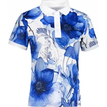 Dámské funkční triko s límečkem premium ALTISPORT VOJ/ALW102TR05 NAVY/BÍLÁ XXXL