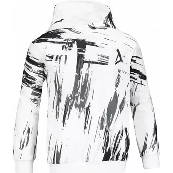 Chlapecká mikina Dětská funkční mikina premium ALTISPORT VOJ/ALK010MI01 BÍLÁ/ČERNÁ 110