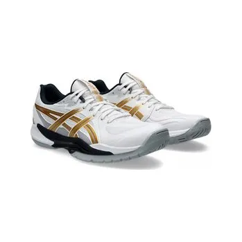 Pánská sálová obuv Asics POWERBREAK FF Sálová obuv white / rich gold, UK 7,5, EU 42, US 8,5, 26,5 cm