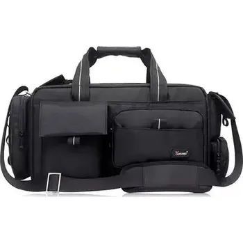 Brašna na foto příslušenství s popruhem přes rameno velká 52 x 26 x 25 cm, černá