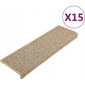 Nášlap na schod Protiskluzové nášlapy na schody 65x21 Béžové