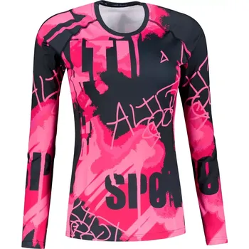 Dámské tričko Dámské funkční tričko s dlouhým rukávem premium ALTISPORT VOJ/ALW076TR03 HOT-PINK XXL