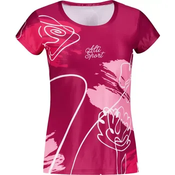 Dámské tričko Dámské volnočasové triko premium ALTISPORT VOJ/ALW120TR06 FUCHSIOVÁ XXXL