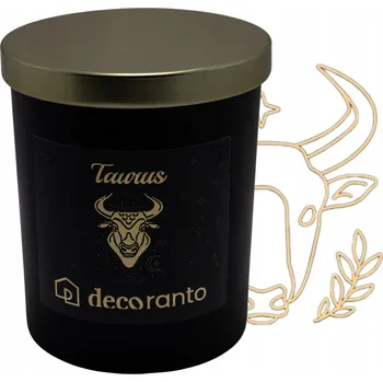 Svíčka Sójová vonná svíčka Znamení zvěrokruhu BÝK TAURUS 300 ml Přírodní svíčka