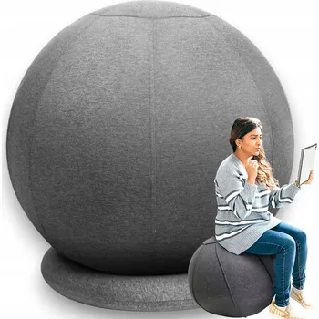 Gymnastický míč Míč na sezení k psacímu stolu, rehabilitační, gymnastický, kancelářský, 55 cm