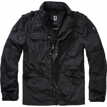 Moto bunda Pánská s kapucí bunda s kapucí Brandit Britannia Rip-Stop - černá 5XL