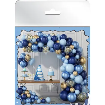 Balónek Balónková girlanda Dekorativní záclona na narozeninovou oslavu, sada balónků