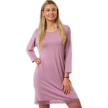 Dámská noční košile Dámská noční košile jemná 1D1719 fialová l