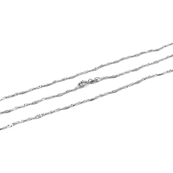 Náramek Leru Točený náramek s destičkami bílé zlato Délka náramku: 18cm(váha 0,70g)