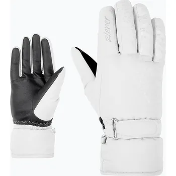 Dámské lyžařské rukavice ZIENER Kisar Aquashield white