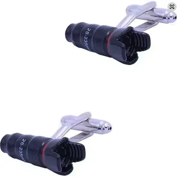 Manžetový knoflíček Manžetové knoflíčky pro fotografa, objektiv (pár manžetových knoflíků ve tvaru objektivu)