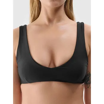 Dámské plavky Dámský horní díl plavek 4F - černý Velikost: L