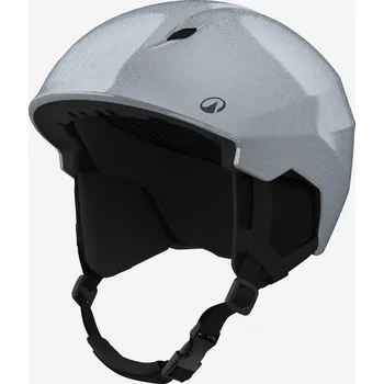 WEDZE Lyžařská helma PST 500 L/59–62cm ČERNÁ|ŠEDÁ