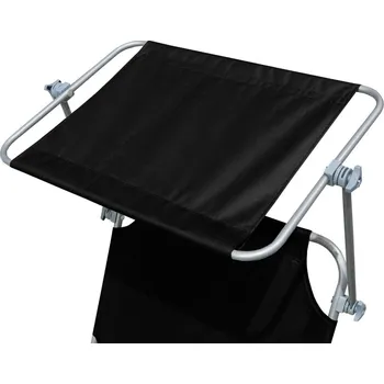 Zahradní lehátko Aga Zahradní polohovací lehátko se stříškou Černé