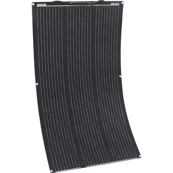 solární panel Flexibilní solární panel tmavý 100Wp, 18V, 5,5A s hrubým bodovým povrchem pro vyšší účinnost, rozměr 1050 x 540mm