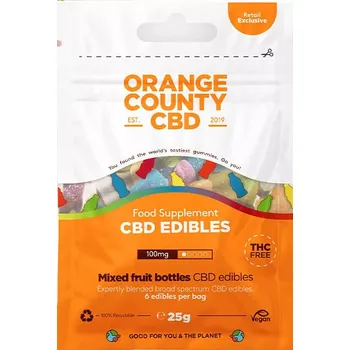 CBD Chcete vyzkoušet CBD gumové lahvičky? Tyto mini cestovní sáčky jsou pro to ideální. Sáček obsahuje 100 mg CBD, neexistuje jednodušší ani levnější způsob, jak zjistit, zda jsou tito lahodné lahvičky pro vás tou správnou volbou.