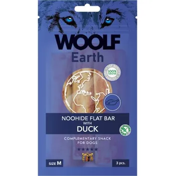 Pamlsek pro psa WOOLF Snack WOOLF pochoutka Earth NOOHIDE M Duck 90g
